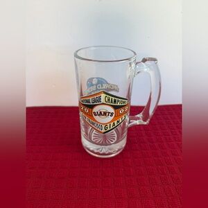 San Francisco Giants 2010 World Series 3D Logo 12 Oz. Glass Mug
